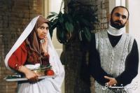 حبیب رضایی و بیتا بادران در نمایی از فیلم آژانس شیشه ای