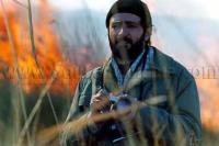 علی دهکردی در نمایی ازفیلم سجده بر آب