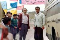 علی نصیریان و جعفر دهقان در نمایی از فیلم بوی پیراهن یوسف